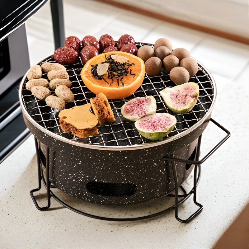 屋外暖炉、お茶作りグリル、バーベキューコンロセット、家族サイズの屋内暖房木炭コンロ、肉焼き木炭コンロ。