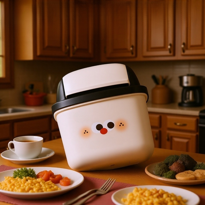 Niedlicher Desktop-Mülleimer, hoch aussehender Studentenwohnheim-Mini-Papierschrott-Aufbewahrungseim