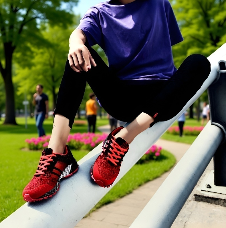 メッシュ素材で快適な履き心地のスニーカー