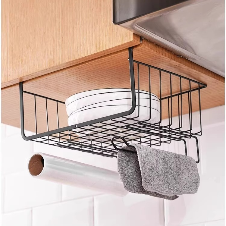 Estante colgante multifuncional para gabinete, organizador invertido