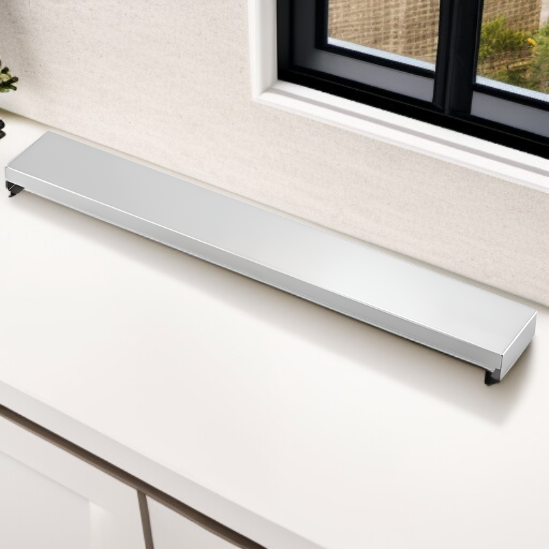 ชั้นวางของในครัว ชั้นวางสแตนเลสกันน้ำมันสำหรับเตาแก๊สแบบบาง