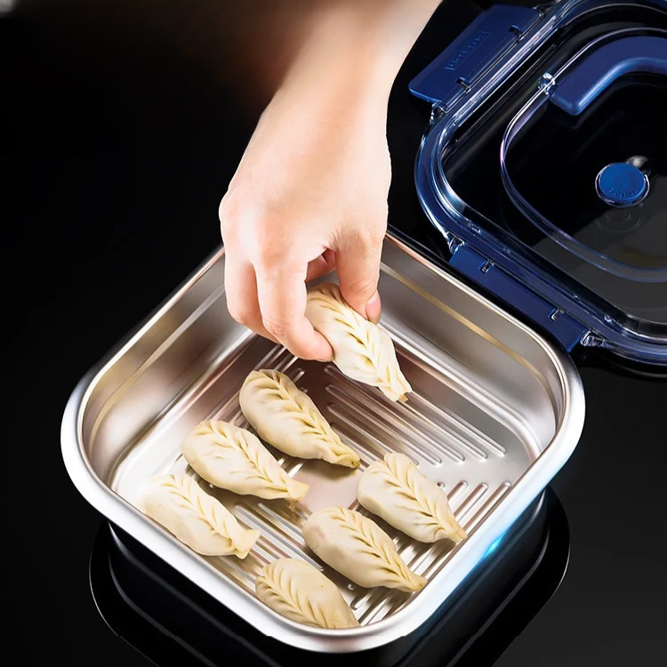 Caja de conservación de acero inoxidable