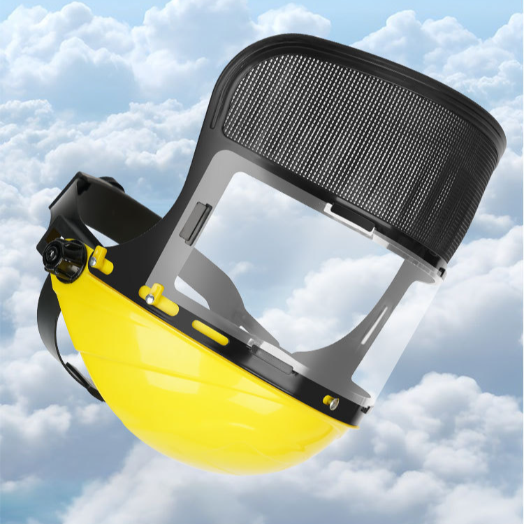 割草防飛濺頭戴式防護面罩