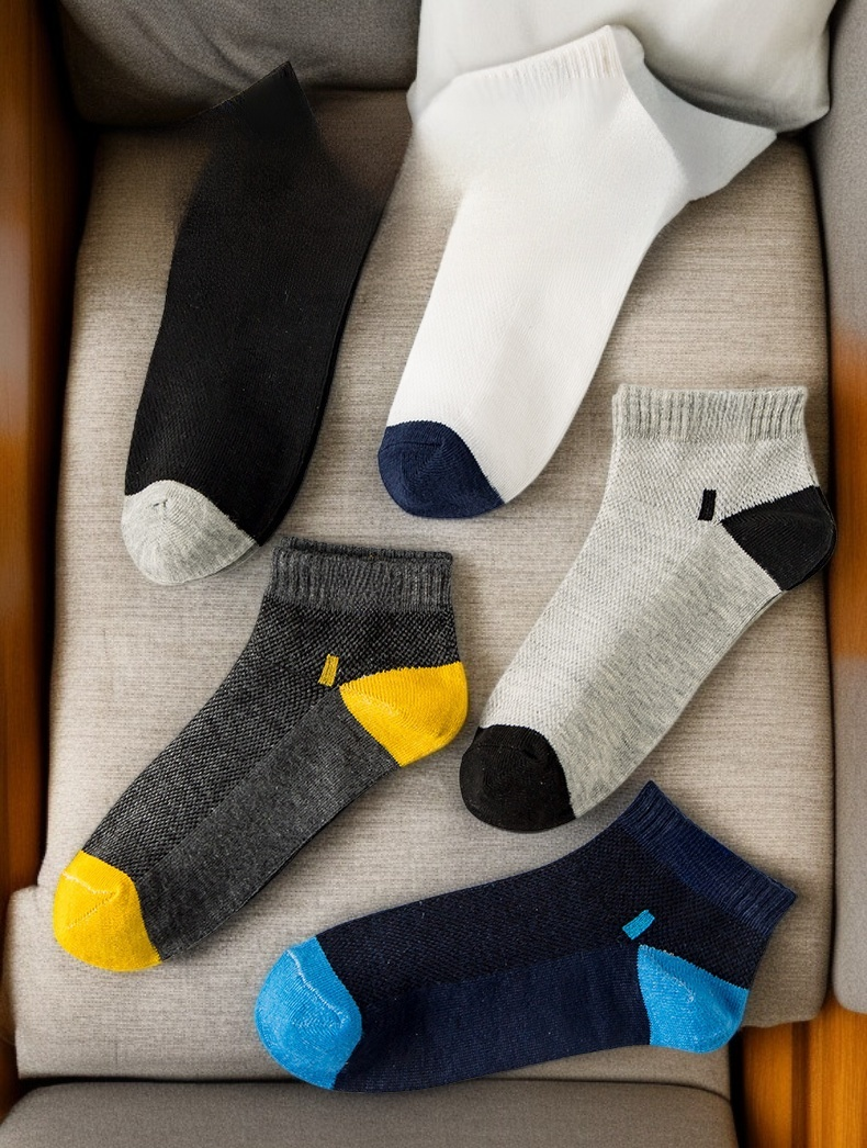 通気性抜群のメッシュ素材ソックス