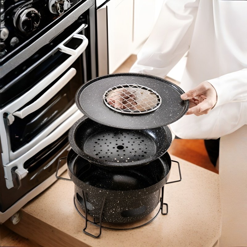 屋外暖炉、お茶作りグリル、バーベキューコンロセット、家族サイズの屋内暖房木炭コンロ、肉焼き木炭コンロ。