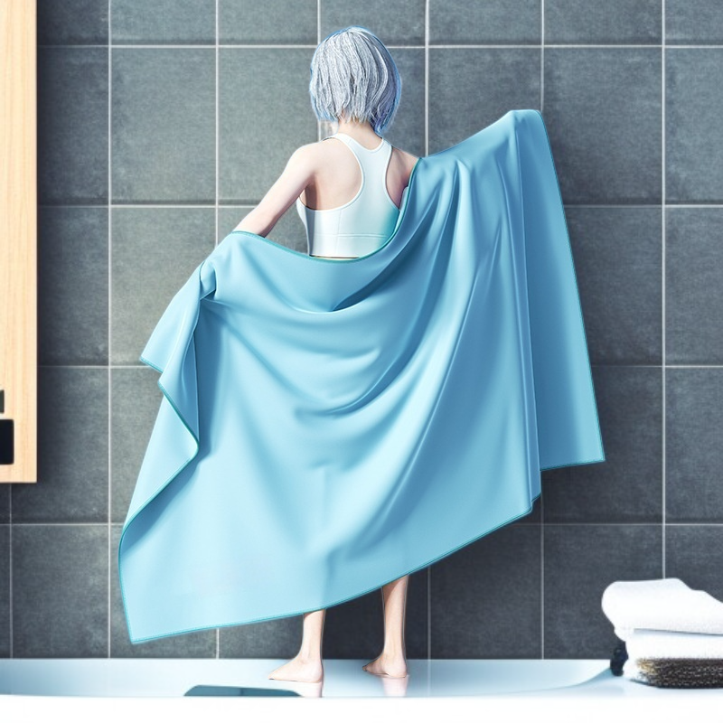 Quick-drying bath towels, lint-free for swimming, new beachwear style for men and women.