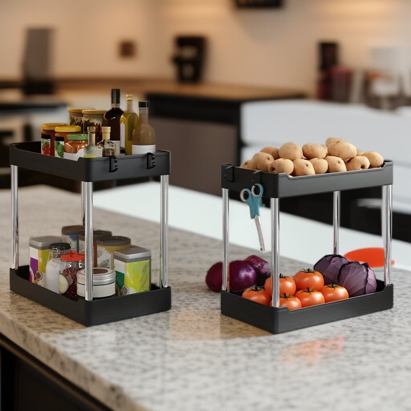 싱크 아래 2단 욕실 주최자