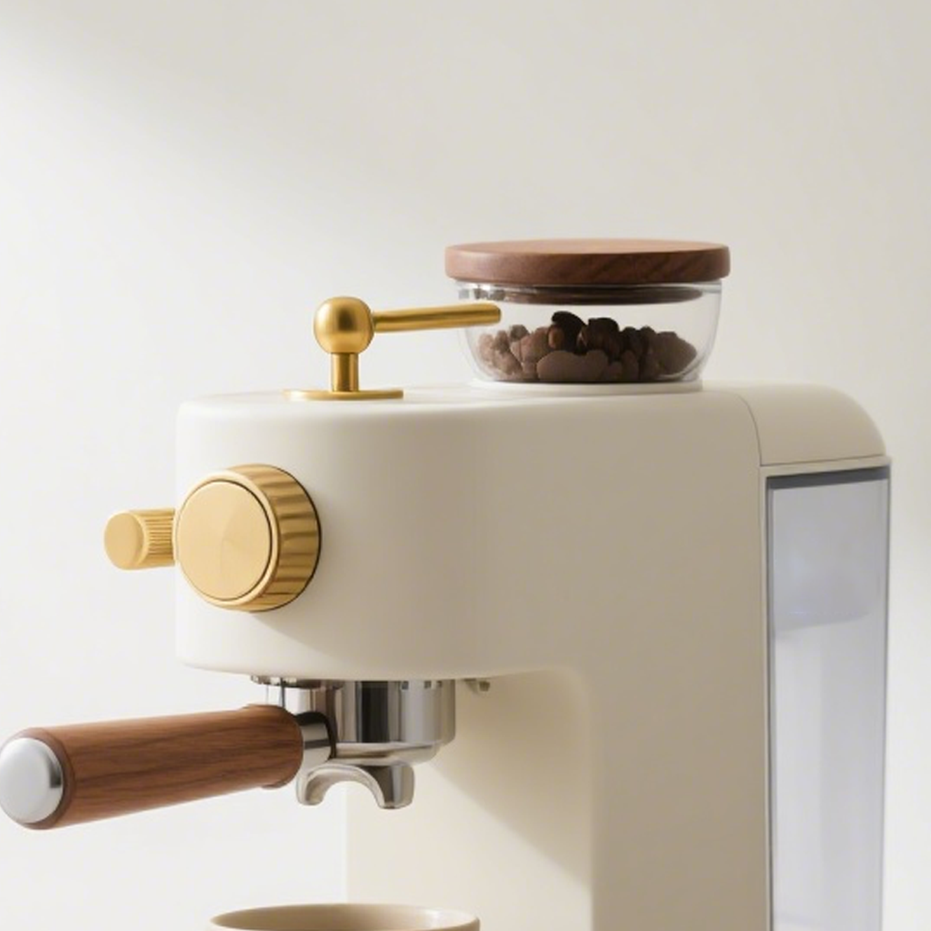 Cafetera espresso de acero inoxidable de alta presión