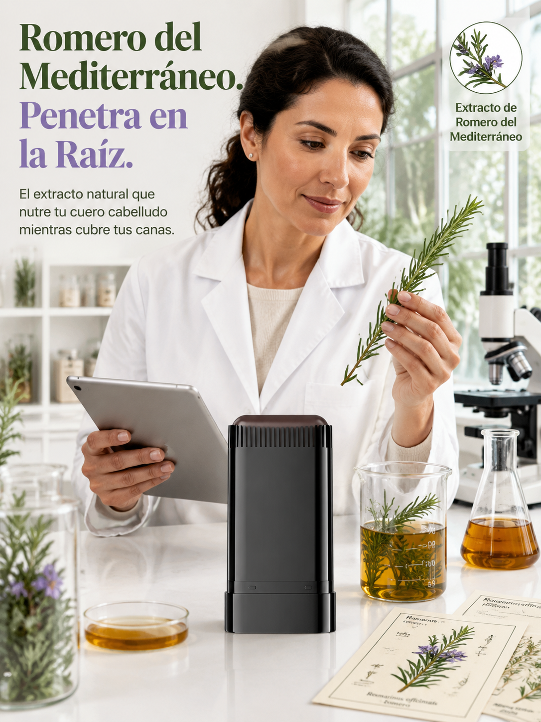 Cubre canas en 3s y frena la caída. Stick 100% vegetal resistente al agua. ¡Hoy 2x1!