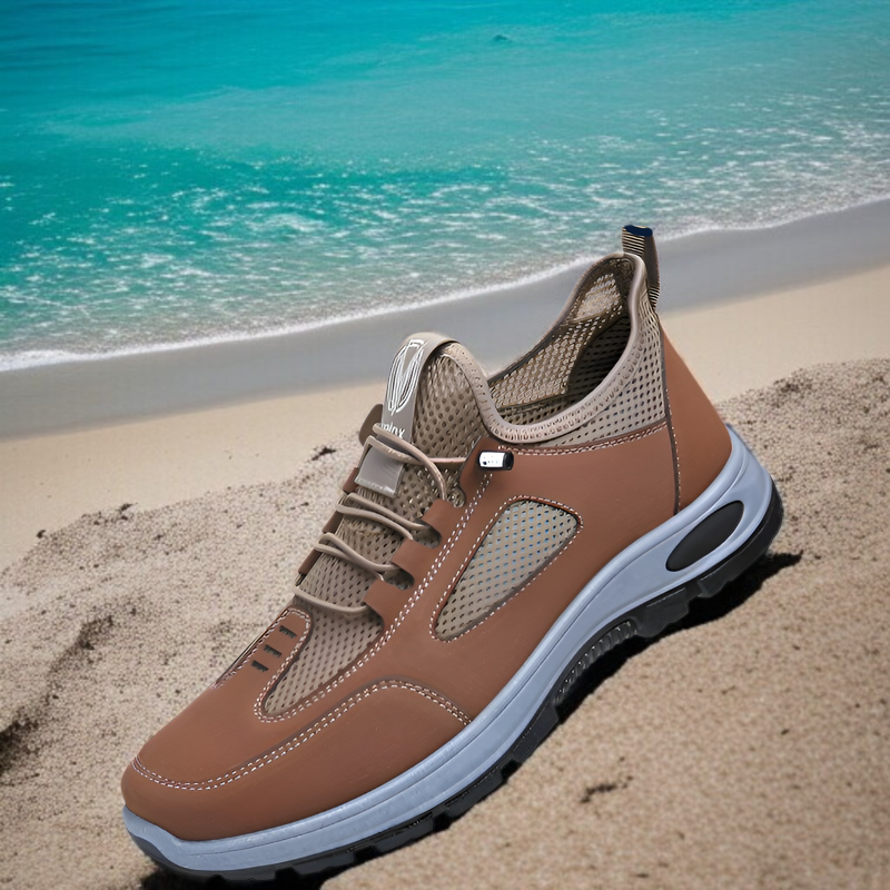 靴メンズ夏新作アウトドアハイキングシューズ耐摩耗性滑り止めスポーツシューズ通気性スポーツシューズ大きいサイズメンズシューズ