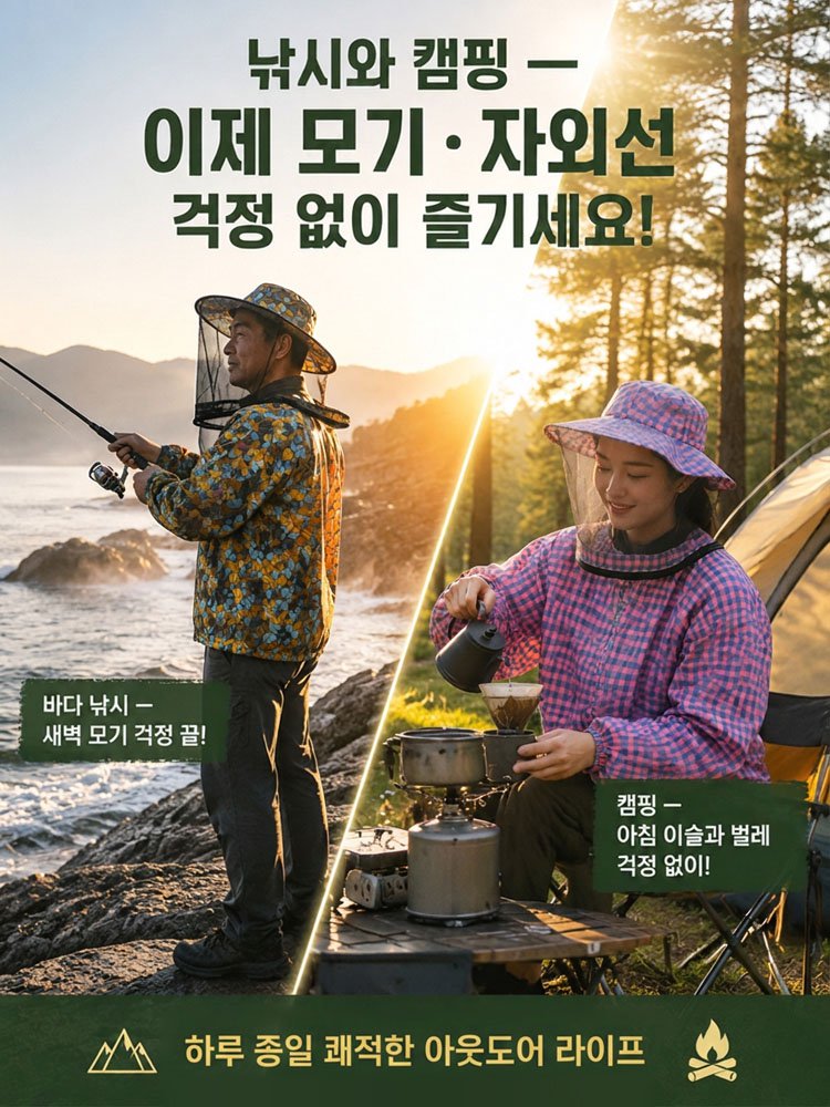 해충과 자외선, 상처까지 철벽 방어하는 아웃도어 멀티 작업복