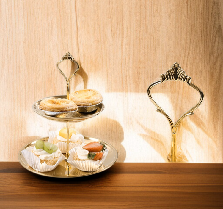 세련된 디자인의 스테인리스 과일 접시