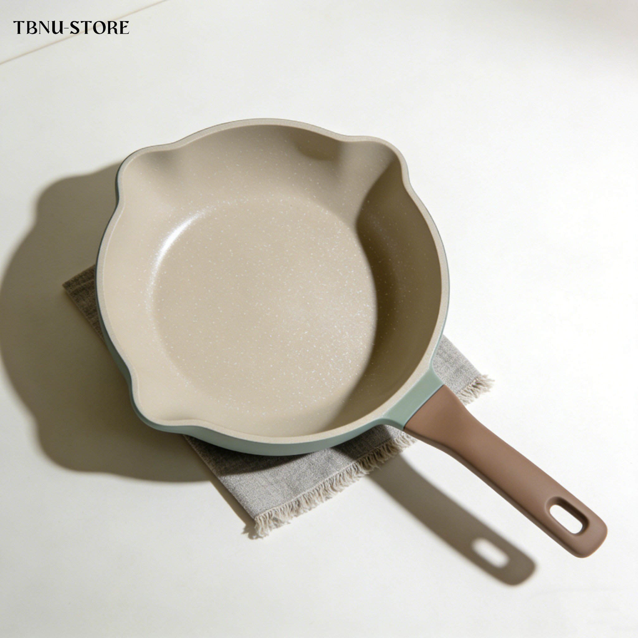 กระทะทอดเคลือบเซรามิกไม่ติดกระทะ