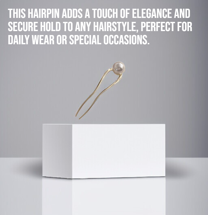 Premium Pearl U-shaped Hairpin