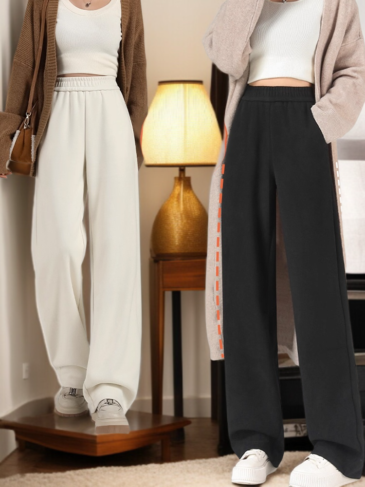 코듀로이 플리스 안감 와이드 팬츠