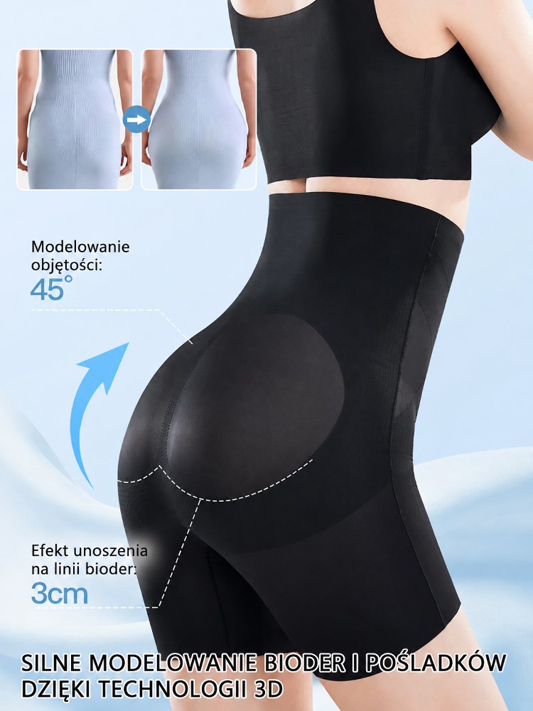 Ultrabielizna modelująca z cienkiego jedwabiu