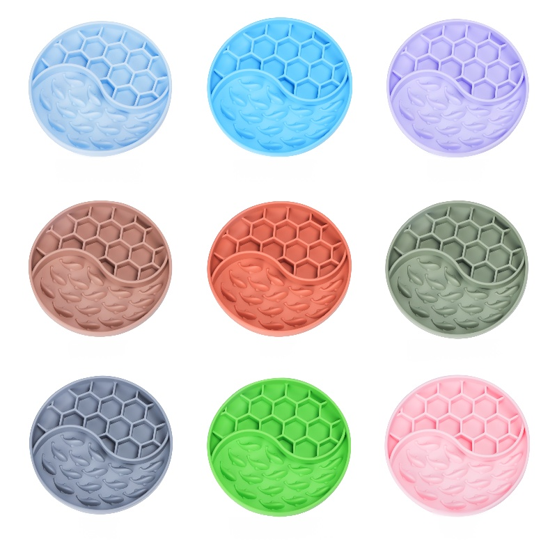 犬用シリコン製スローフィーダーマット フードグレードペット皿