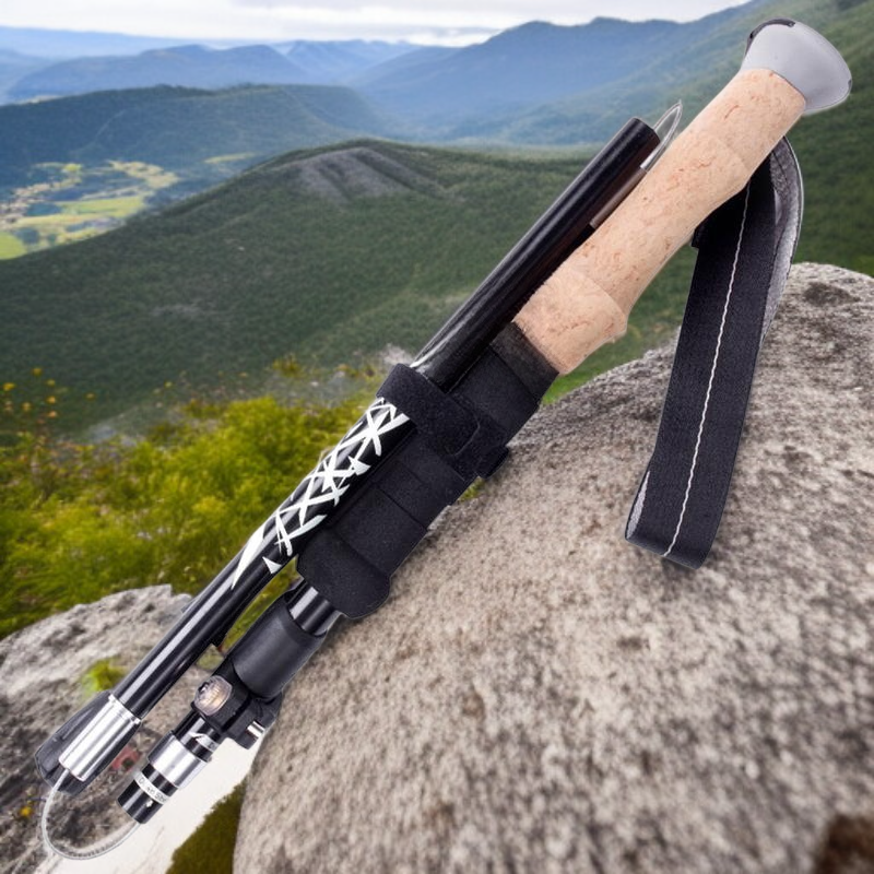  내구성 강한 카본 섬유 등산 스틱 - 하이킹, 캠핑, 트레일 러닝용