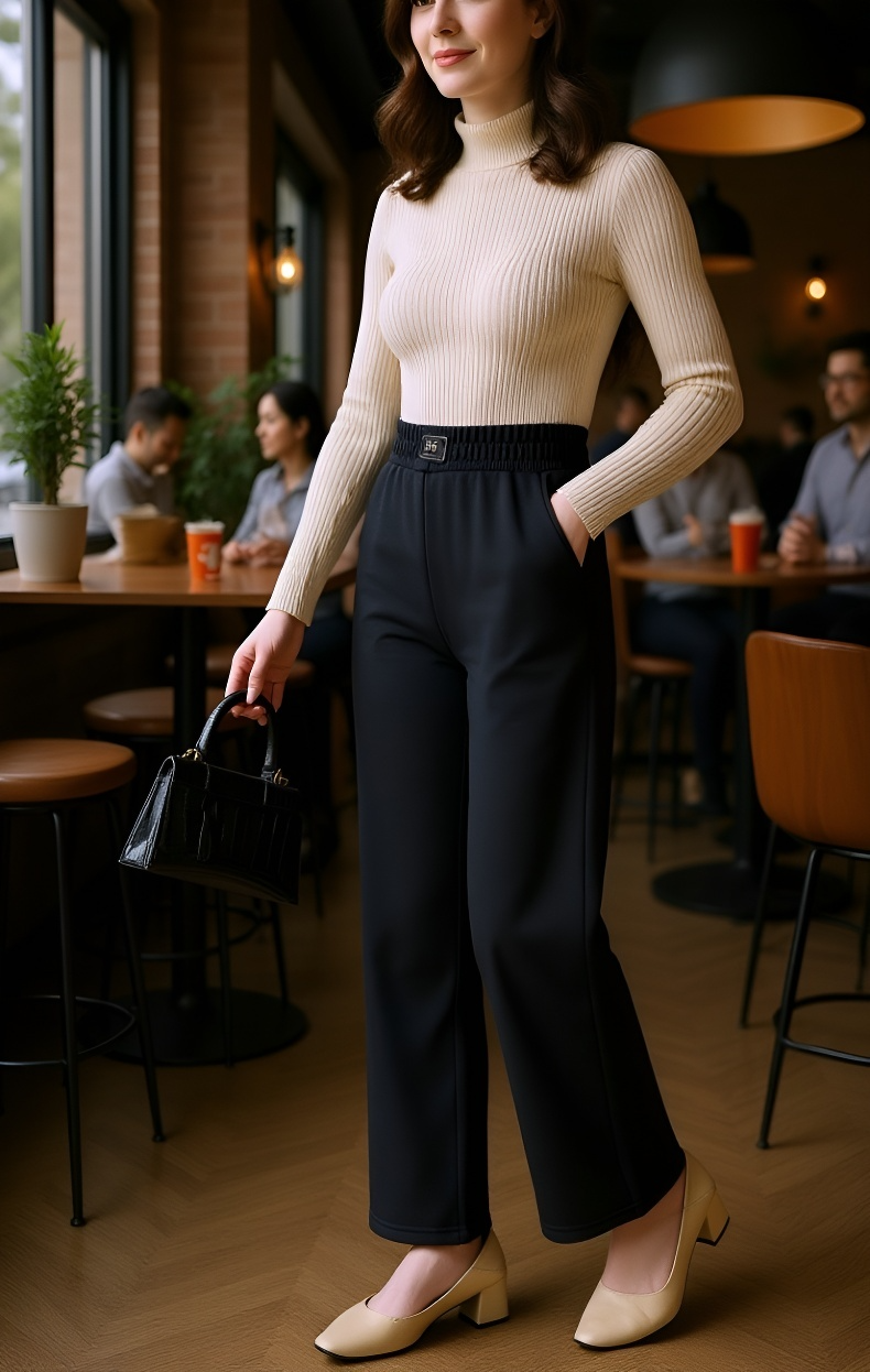 다양한 코디 가능한 와이드 팬츠