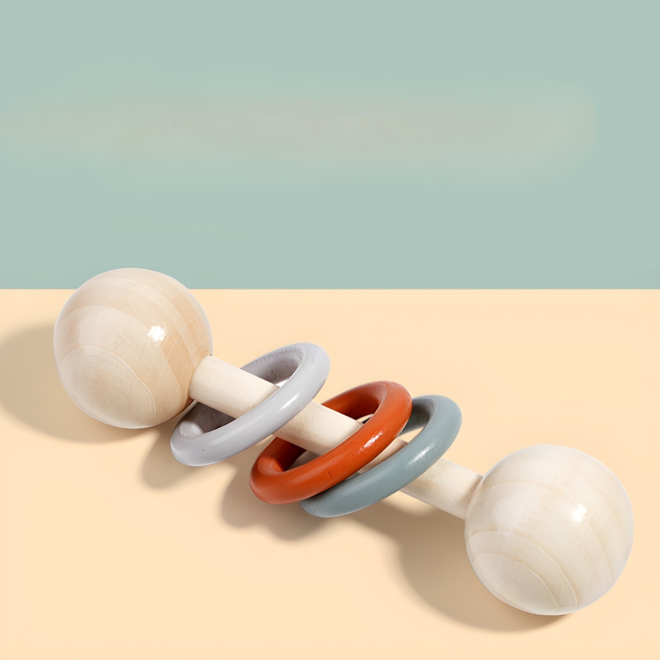 Kinderkäfigglocke Baby Handglocke Rassel Musikinstrument Säuglingsfrühbildung Beruhigende Bettglocke