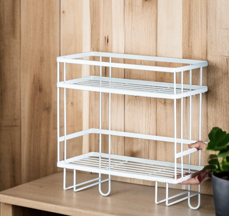 จัดระเบียบของใช้ในห้องน้ำด้วยชั้นวางแบบไม่ต้องเจาะ