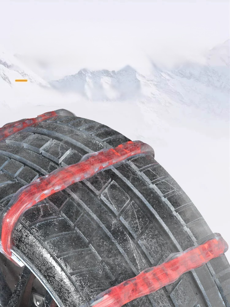 자동차 바퀴 미끄럼 방지 눈길 주행용 PE 타이어 체인