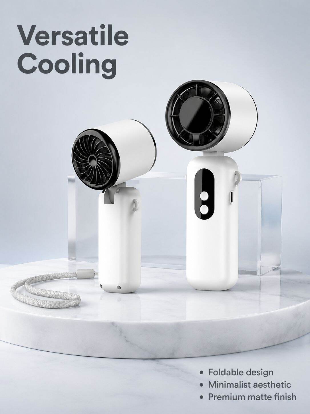 High-speed Cooling Fan, Mini Handheld Fan, Outdoor Portable Neck Fan