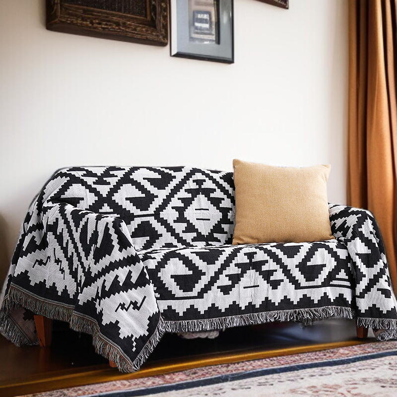 더블 소파 커버 담요 캐주얼 북유럽 장식 커버 담요 양면 타이거 커버 담요 소파 타월 소파 커버 싱글 커버 담요