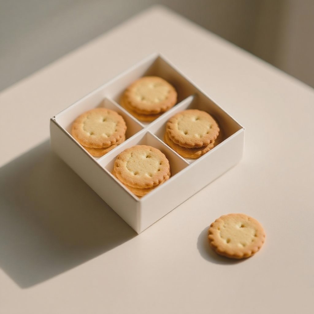 Pachet de 9 cutii cu biscuiți crocanți