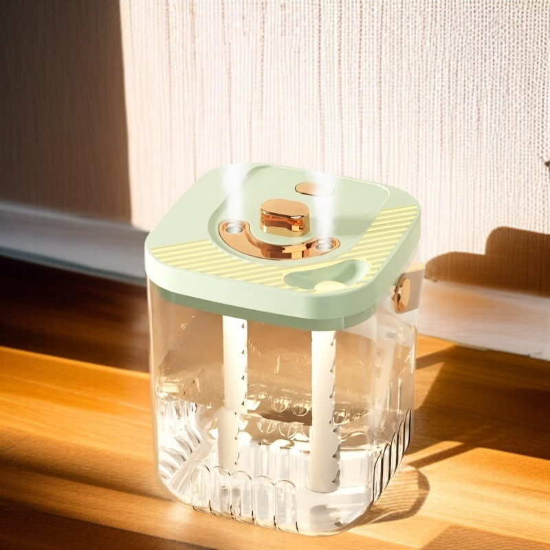 가정용 임산부 침실 소형 공기 청정 투명 무음 항습 가습기