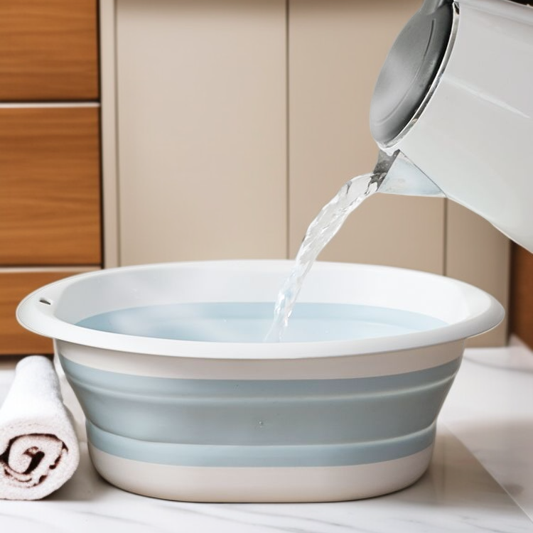 가정용 귀여운 세면대 접이식 여행용 휴대용 대야 아기 빨래대야 학생 기숙사 전용 세면대