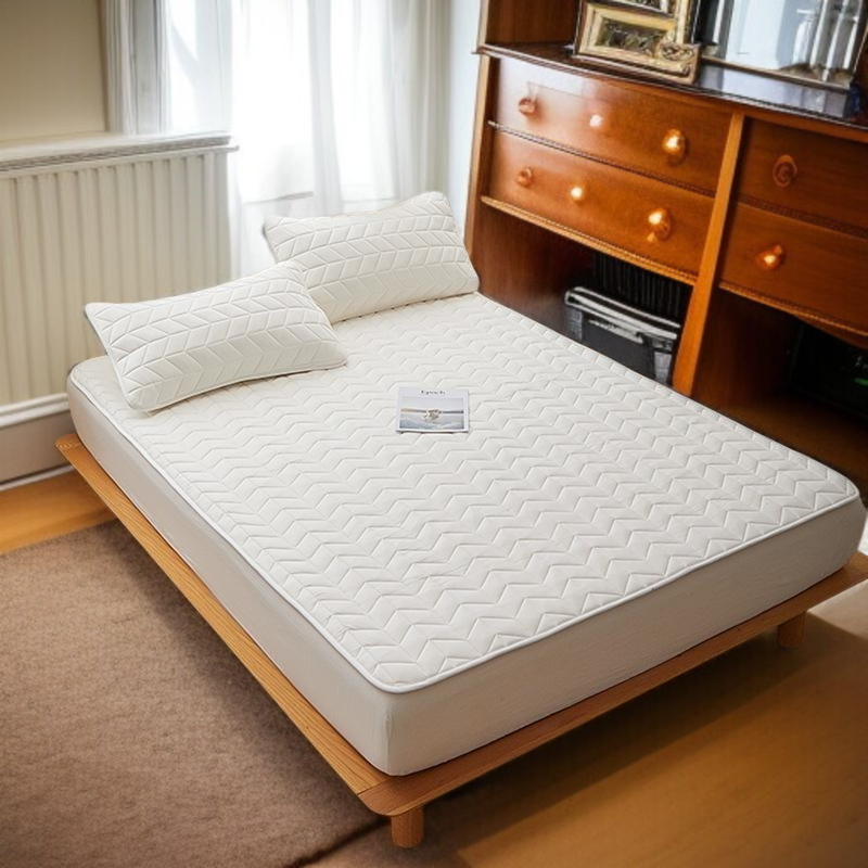 면 전체 매트리스 쿠션 가정용 침실 싱글 항균 요 미끄럼 방지 매트리스 순면 얇은 매트 접이식