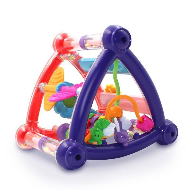 Baby Five-sided Triangle Multi-purpose Rattle