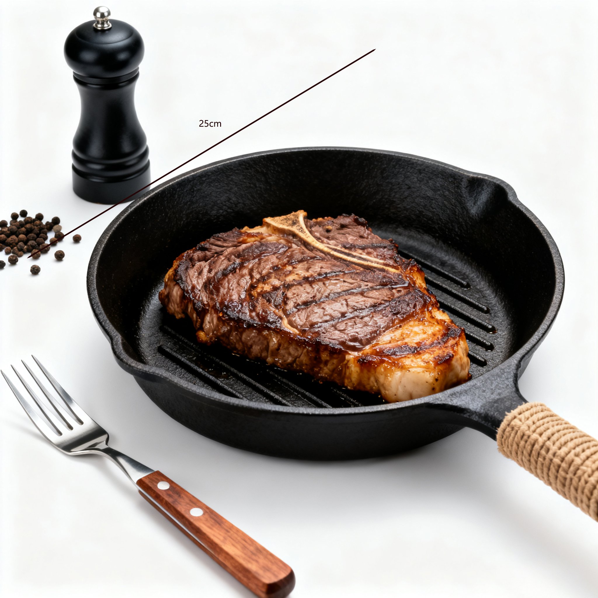 이중코팅 논스틱 팬 손잡이 디테일