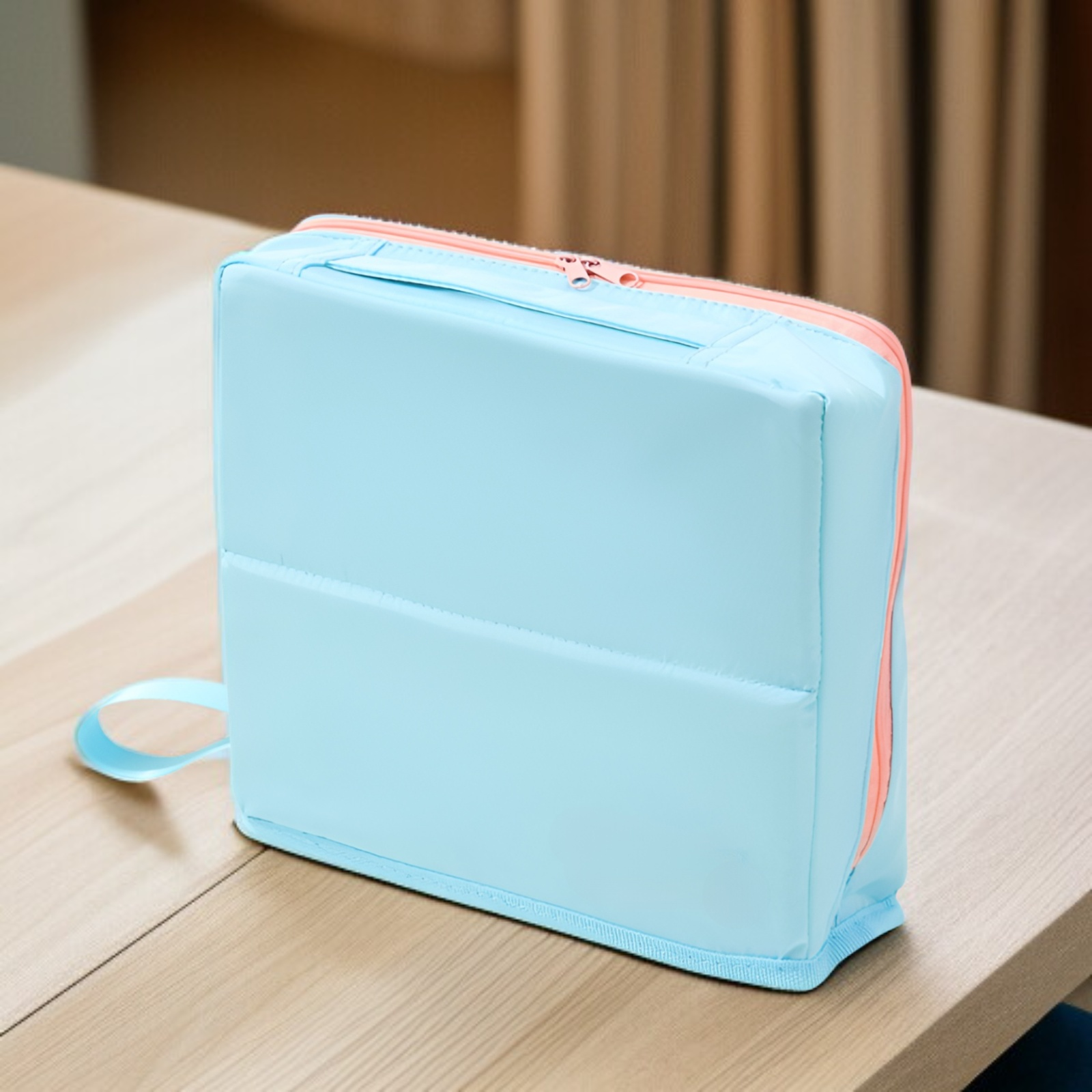 Large capacity foldable makeup bag for home