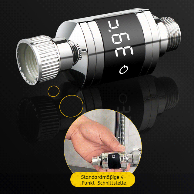 Duschkopf mit Temperaturanzeige