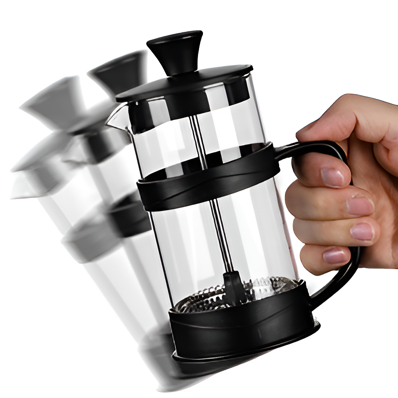 Heat resistant French press coffee pot