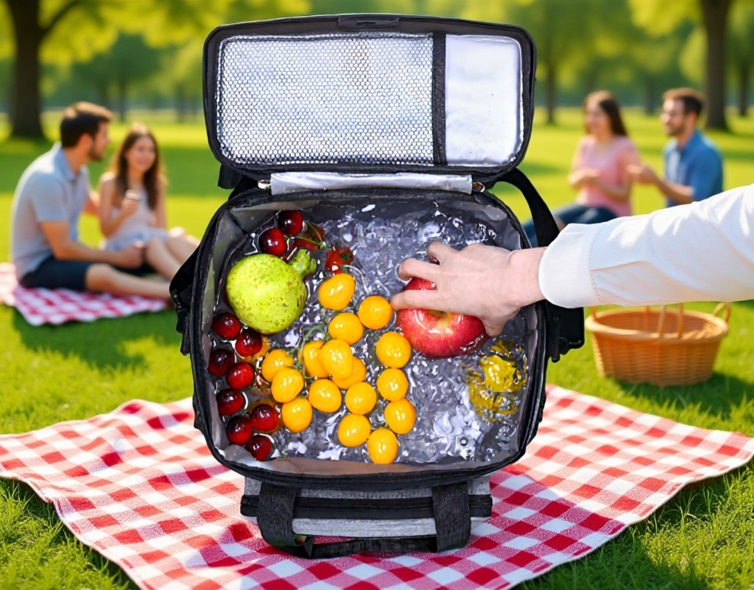 Cierre reforzado de la bolsa para lonchera térmica