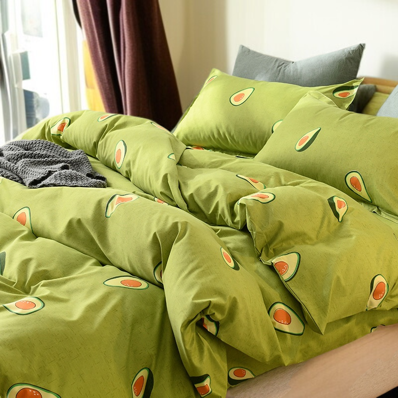 Autumn Quilt Cover Single Piece Three Piece Set Four Piece Set Student Dormitory Bedding