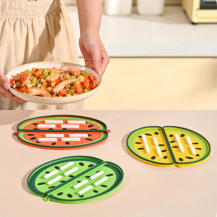 수박 모양 방열 냄비뚜껑 받침대