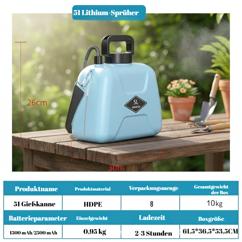 Elektrische Sprühflasche mit großem Fassungsvermögen