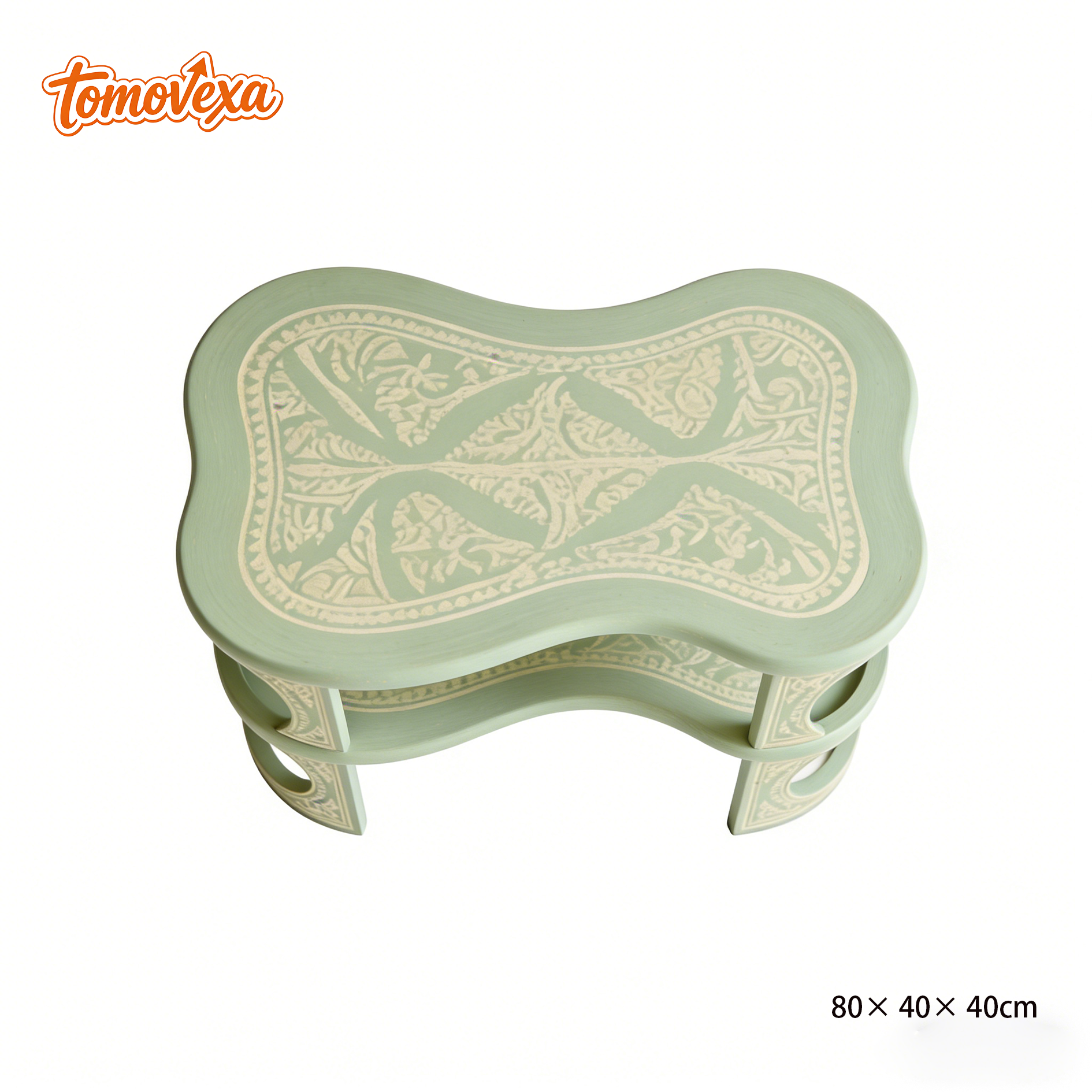 พื้นผิวโต๊ะกาแฟเรโทรวัสดุคุณภาพสูง