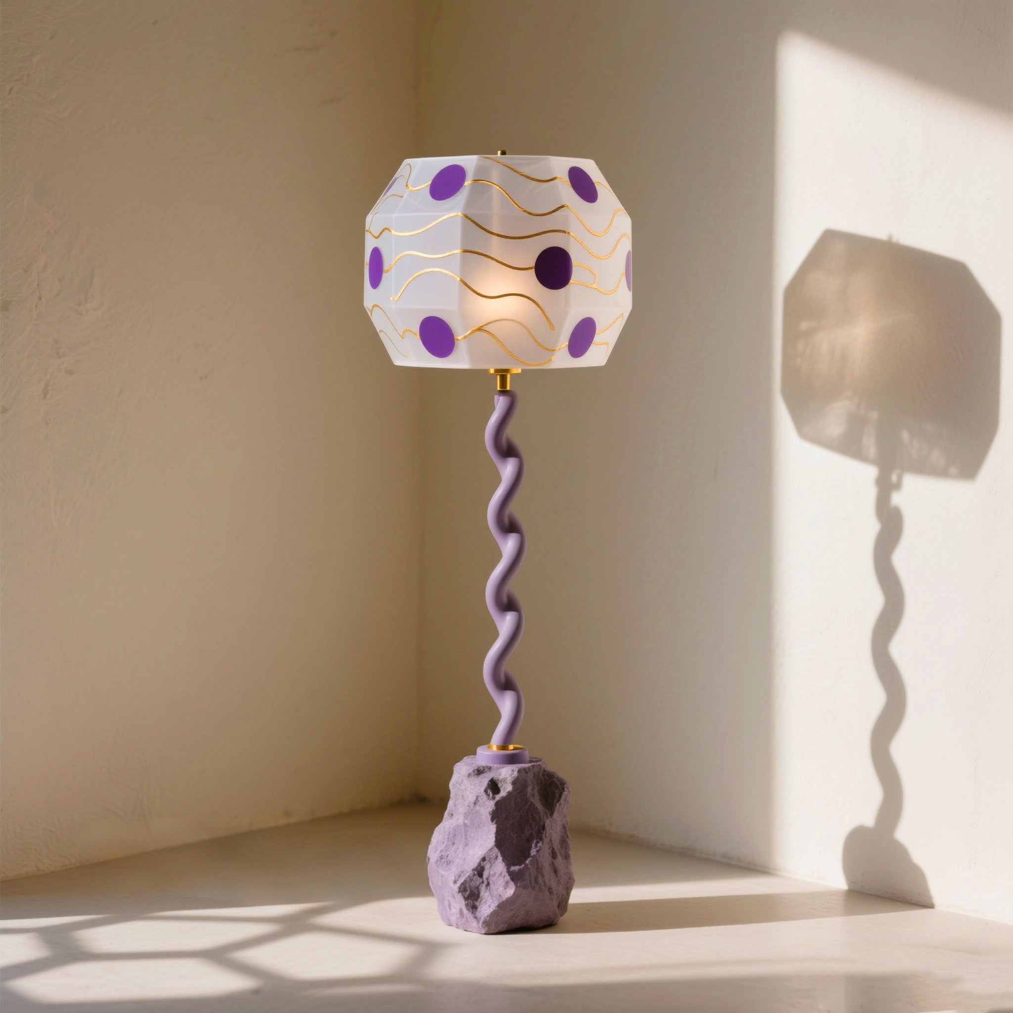 シンプルなリビング用フロアランプ