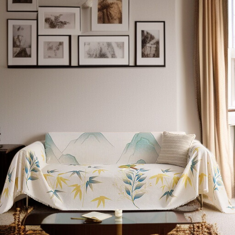 양면 풀커버 소파커버 미끄럼방지 풀커버 소파커버 셰닐 고양이잡기방지 소파커버