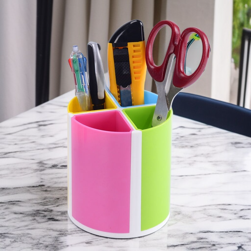 حامل أقلام مقسم لسطح المكتب أنيق