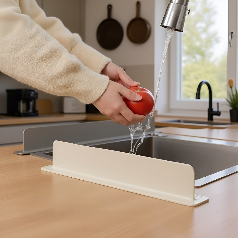 Close-up of waterproof silicone splashback texture