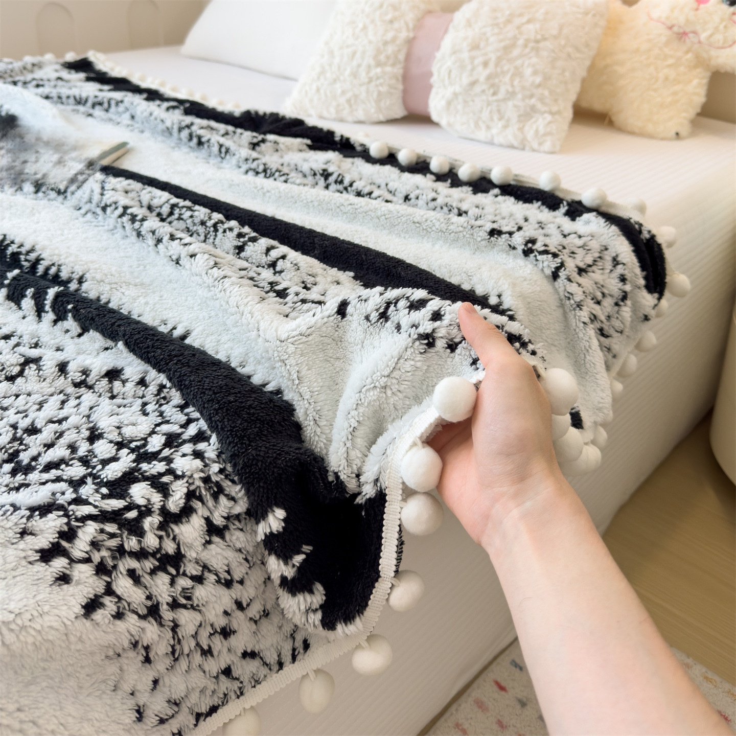 Manta pequeña multifuncional tipo chal para aire acondicionado