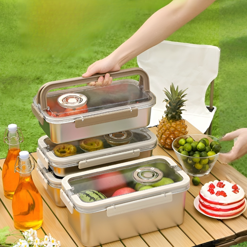 Boîte de conservation en acier inoxydable