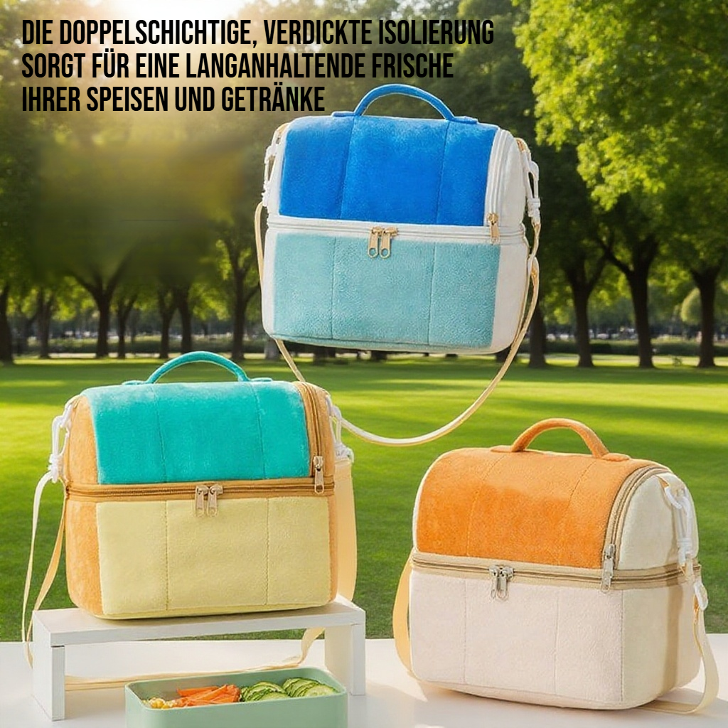 Doppelschichtige verdickte isolierte Handtasche