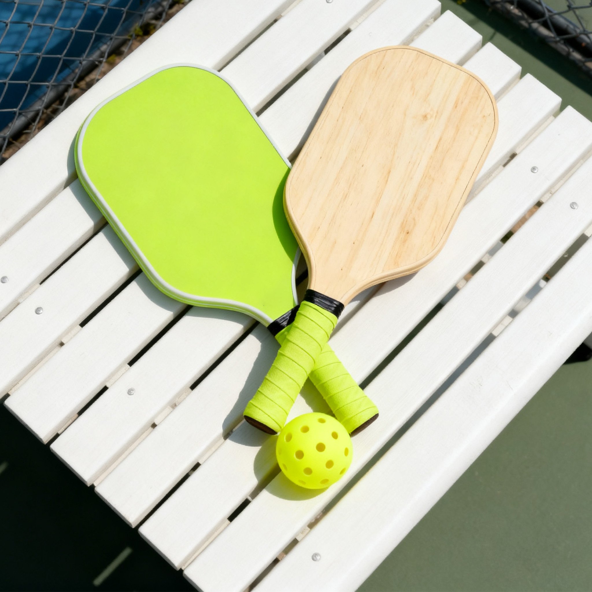 피클볼 라켓 그립 디테일